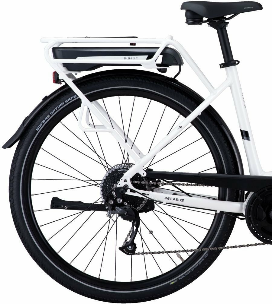 Pegasus Solero E9 Lite (500 Wh), cambio a 9 marce, bici da donna, Wave, modello 2021, 28 pollici