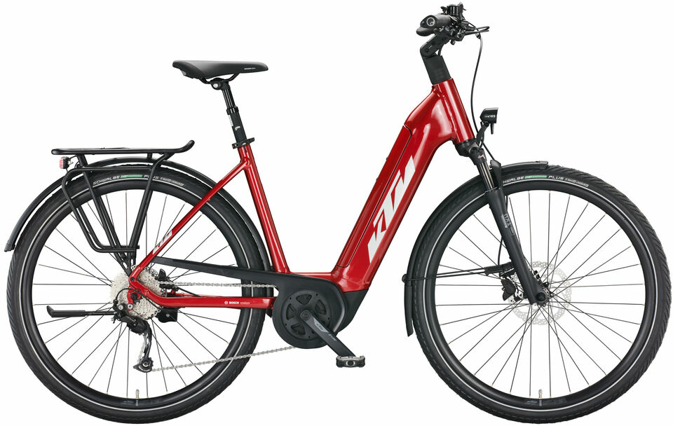 KTM MACINA TOUR P510 (500 Wh), catena a 9 velocità, bici da donna, Deep, modello 2022/2023, 28 pollici