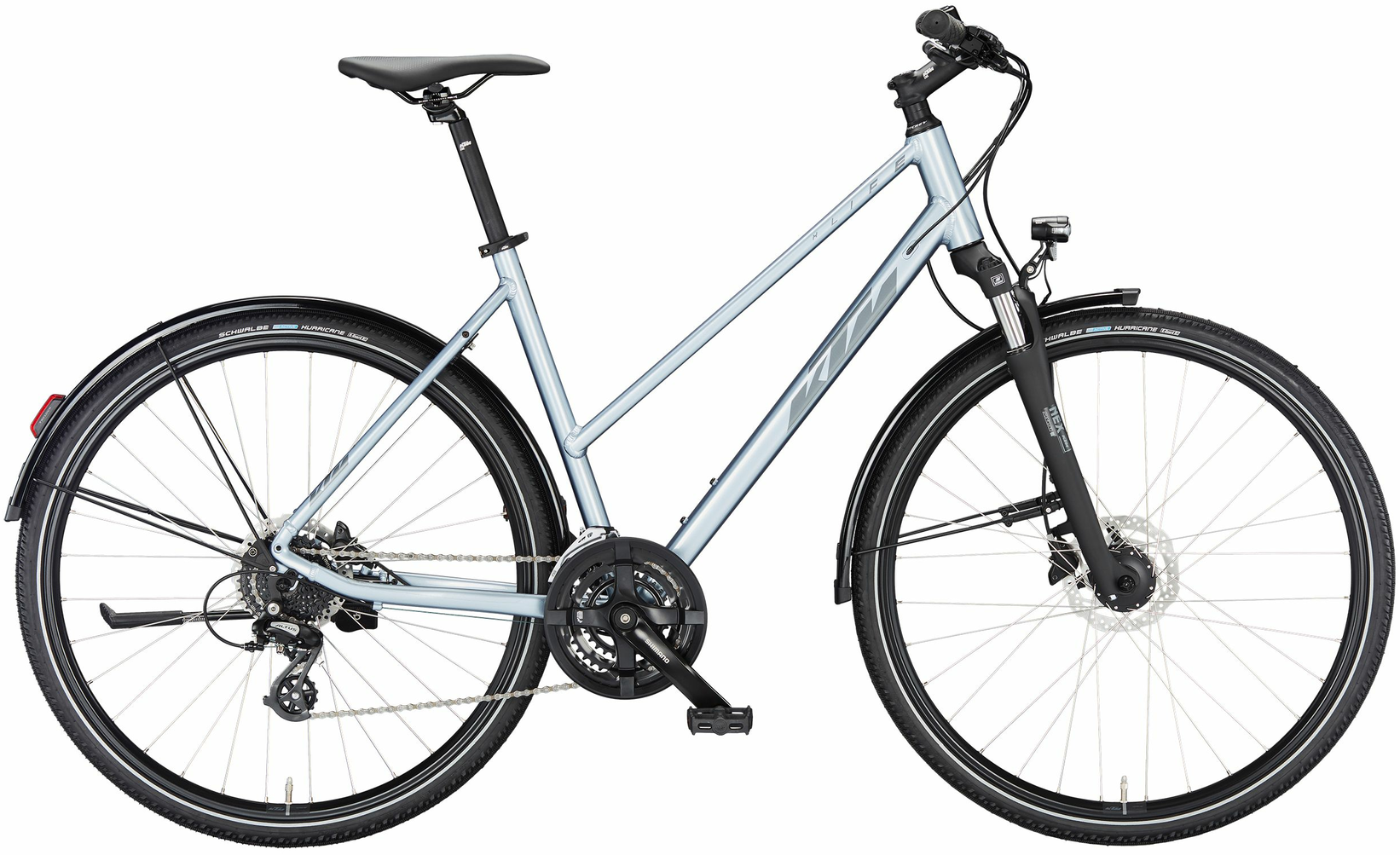 KTM X-LIFE TRACK STREET, cambio a deragliatore a 24 velocità, bici da donna, trapezio, modello 2024, 28 pollici