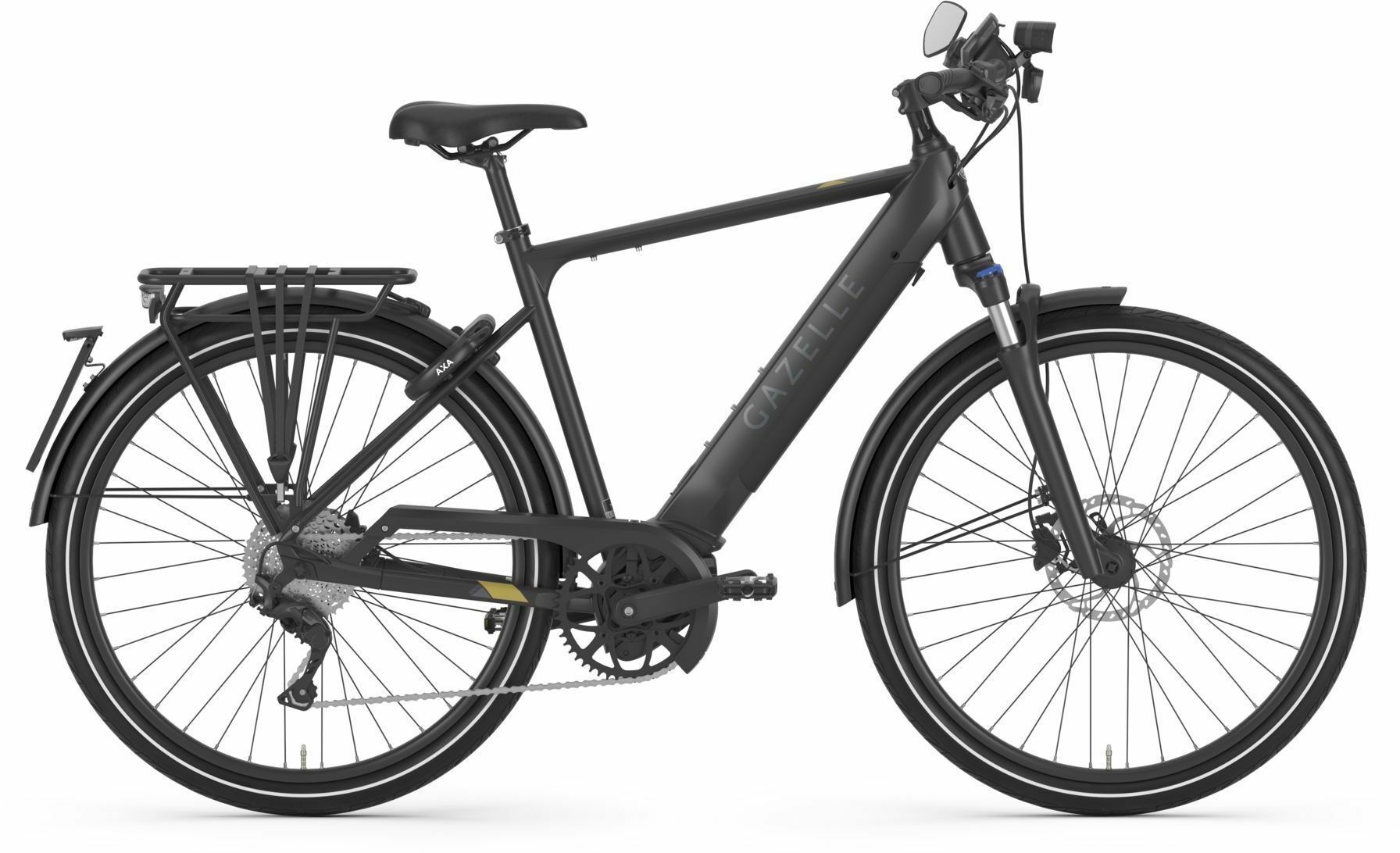 Gazelle MEDEO T10 HMB SPEED (500 Wh), cambio a 10 marce, bici da uomo, Diamant, modello 2021, 28 pollici
