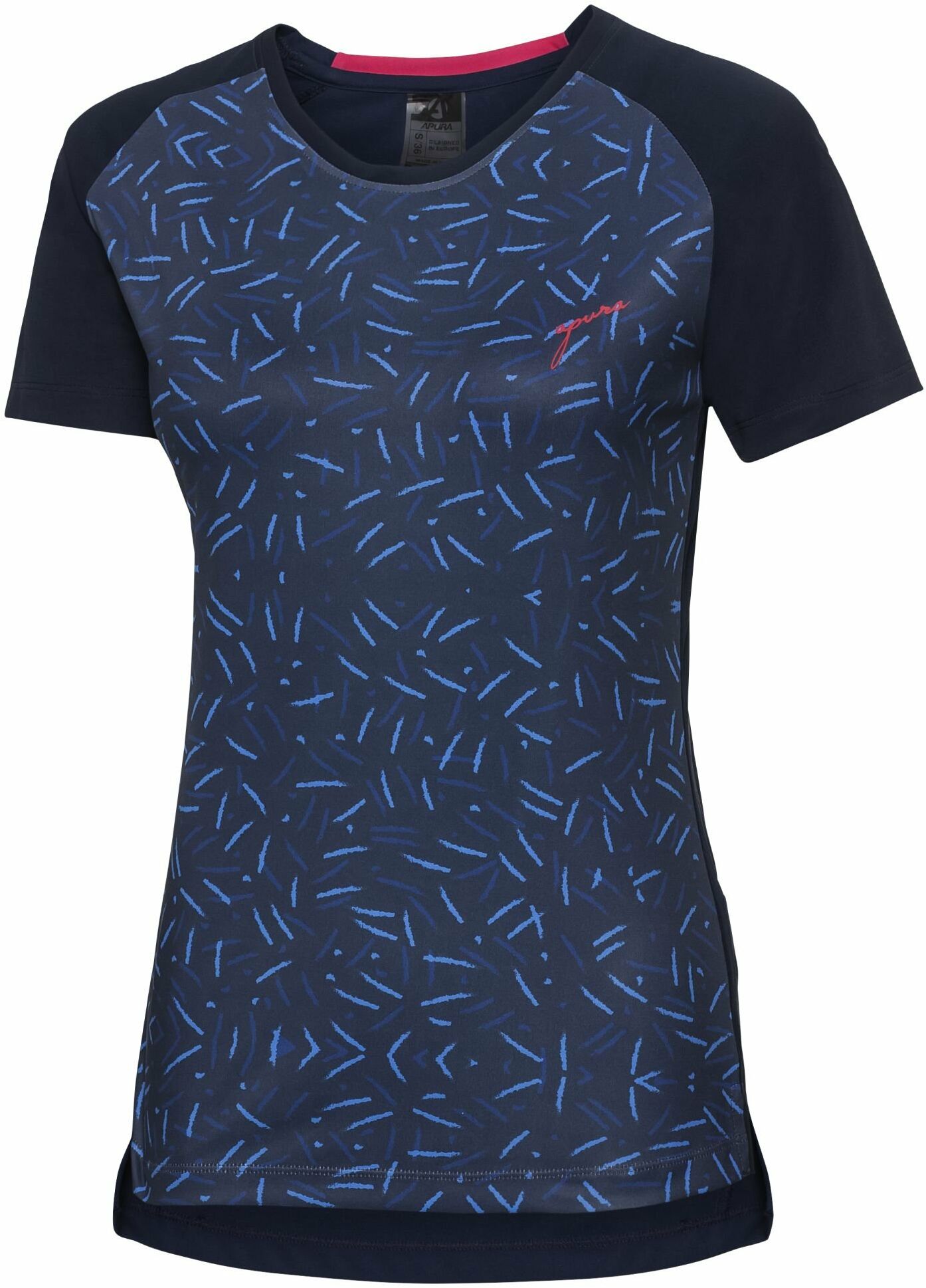 Apura women short-sleeved shirt Happy