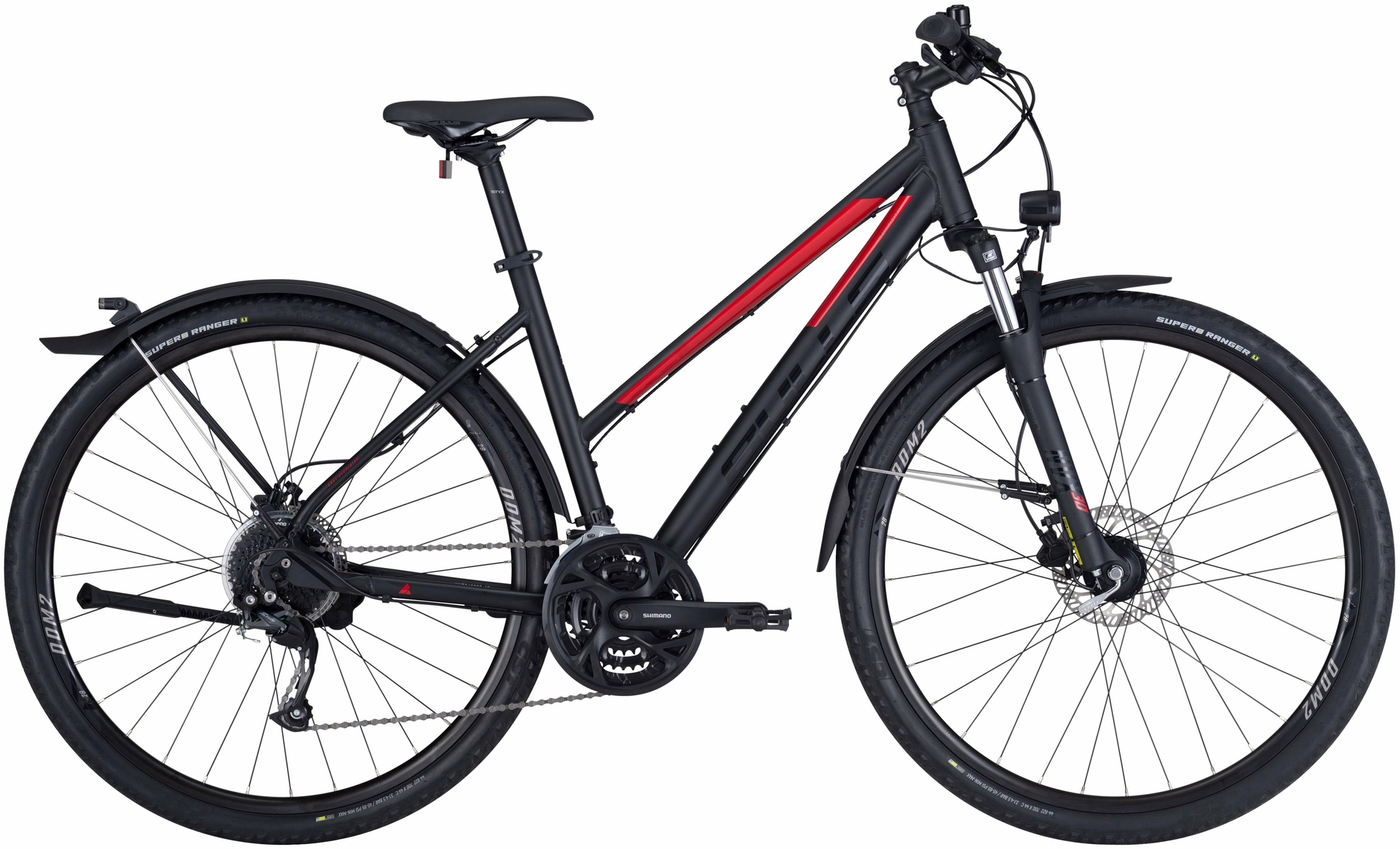 BULLS Street Flyer, cambio a deragliatore a 27 velocità, bici da donna, trapezio, modello 2022/2023, 28 pollici