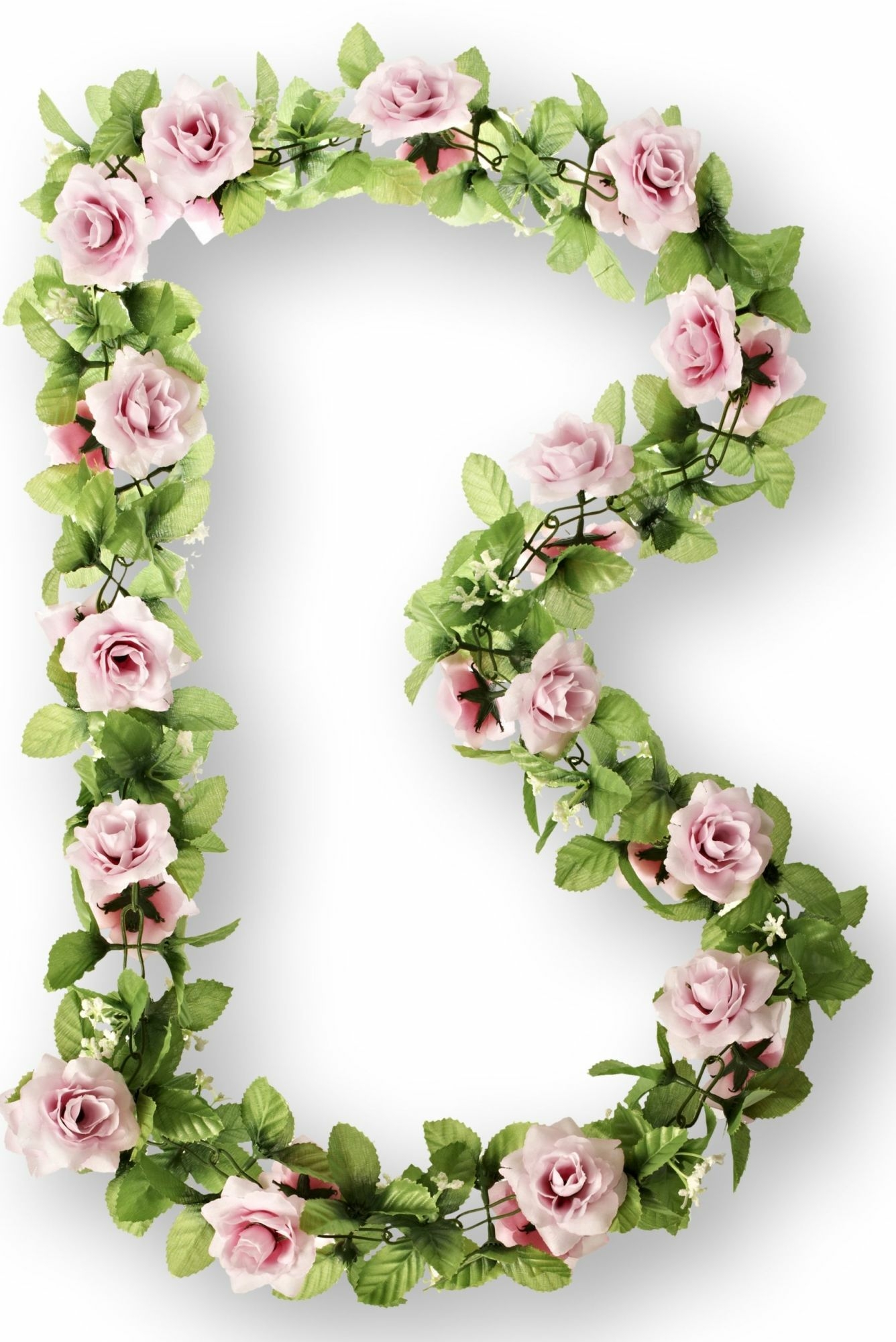 Basil Flower Garland rose garland pink