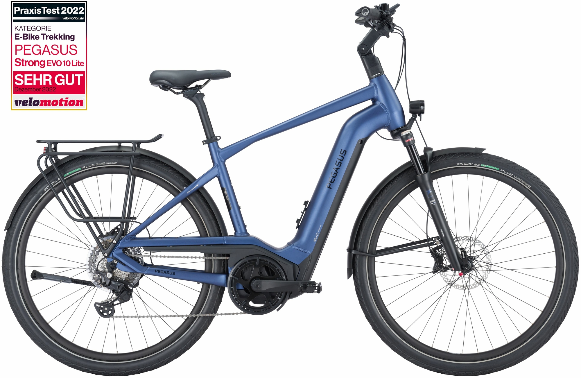 Pegasus Strong Evo 10 Lite (750 Wh), deragliatore a 10 velocità, bici da uomo, diamante, modello 2024, 28 pollici
